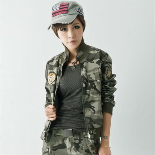 Женские куртки в стиле милитари AOZUZLA China At AliExpress