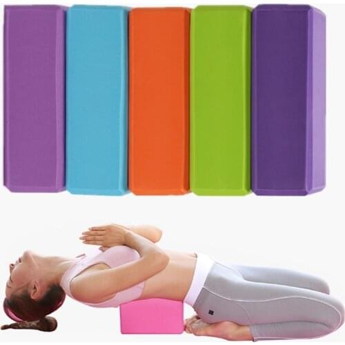 EVA Gym Blocks Yoga Bolster Pillow Cushion Foam Brick Training Exercise Fitness Set Tool Stretching Body Shaping Yoga Blocks