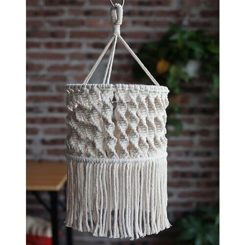 Bohemian Tapestry Hand-woven Creative Home Handmade Lampshade Home Decoration Room Decor Aesthetic