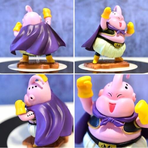 BANDAI Dragon Ball Action Figure Anime Peripheral Car Decoration Magic Man Fat Majinbuu Gk Cute Creative Birthday Gift Toy