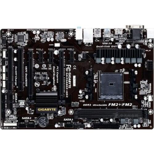 FM2+ A88X For Gigabyte GA-F2A88X-HD3 Original Used Desktop Motherboard F2A88X-HD3 DDR3
