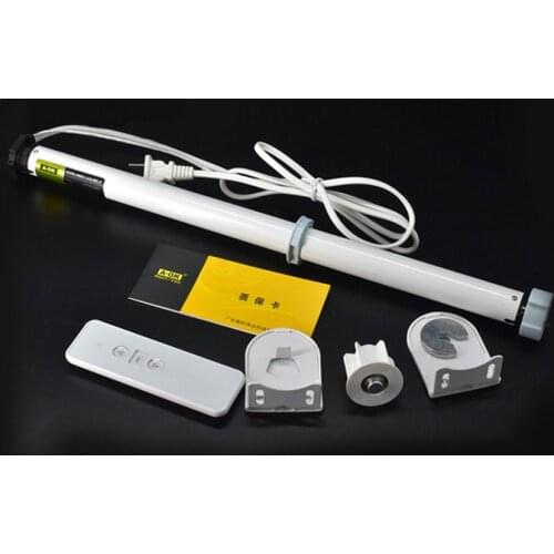 Intelligent Electric Curtain Roller Blind AC 100-240V Roller Shade Motor Blind Tubular Motor Kit Remote Control DIY Tools