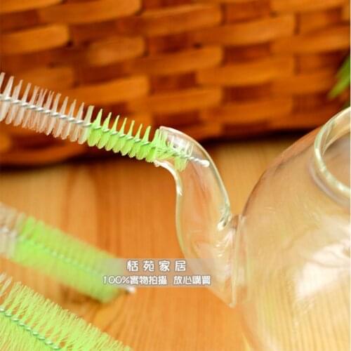 Creative Cleaning Brush Cup Brush Small Mouth Bottle Brush Spout Brush Kitchen Cleaning Accessories 4 Pieces/Lot Free Shipping