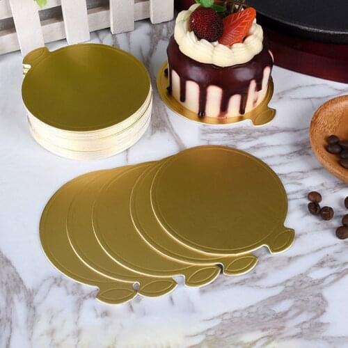 100pcs Round Cake Boards Decorative Disposable Cake Pizza Circle Cardboard Cake Cardboard Cake Paper Boards