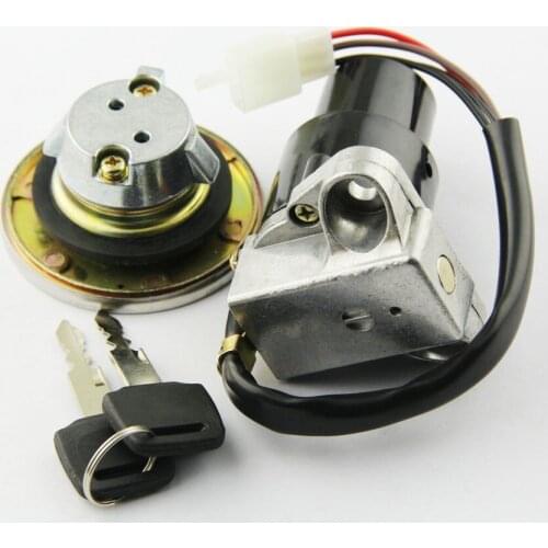 Motorcycle Fuel Tank Cover Cap Lock With Ignition Switch Lock FOR Yamaha FZR250 1987-1988 FZR400 1988-1990 FZR600 1989-1993