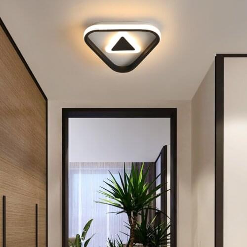 2021 New Led Aisle Chandeliers Lighting For Room Modern Household Minimalist Black Gold Lustre Home Decor Bedroom Lamps