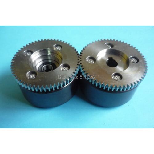 M405 M406 Mitsubishi Black Ceramic Pinch Roller Assembly Set with Bearing and Gear for WEDM-LS Wire Cutting Wear Parts