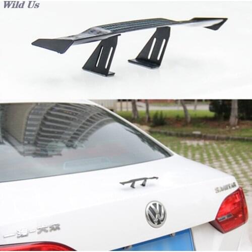 New Mini Universal Spoiler Wing For All Car Spoiler Wing Carbon Fiber Auto Car Tail Decoration Black color