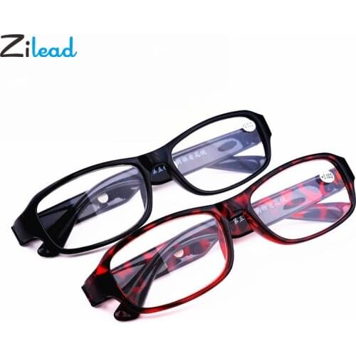 Zilead Presbyopia Glasses Anti-fatigue Glasses Classical Square Men Women Eyeglasses Male Ultralight Eyewear Diopter With+1to+6