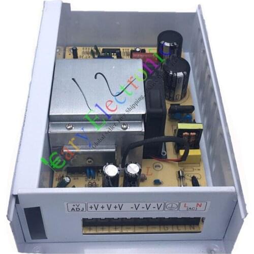 Wholesale and retail 5pc 12V 42A 500W AC/DC driver Switch power supply adapter Transformer LED strip free shipping