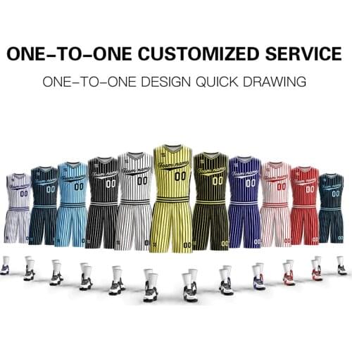 Wholesale Custom Men Kids Basketball Training Jersey Set Pockets Sport Kit Customized Basketball Jersey Uniforms Suit