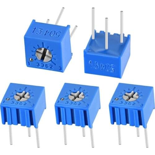 10 PCS 3362P series resistance Adjustable Resistor Potentiometer 3362 1K 2K 5K 10K 20K 50K 100K 200K 500K 1M