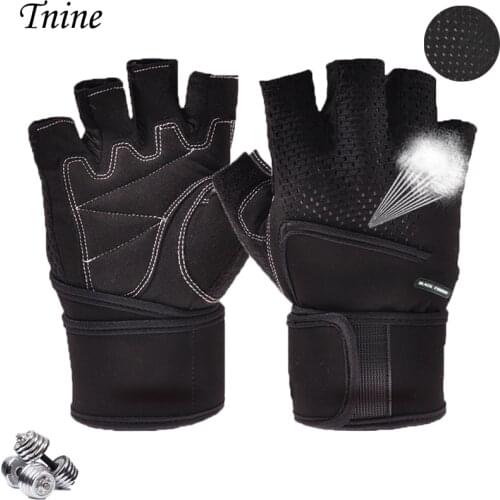 Outdoor Women/Men Gym Gloves Body Building Sport Fitness Gloves Mittens Exercise Training Weight Lifting Workout Crossfit Gloves