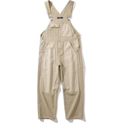 High Street Strap Pants Japanese Loose One-piece Overalls For Men And Women