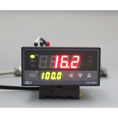 CJF-8000 Intelligent digital temperature controller PID 96*48MM relay output 1 way Alarm output thermocouple