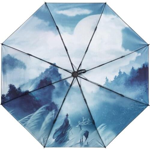Windproof Umbrella Rain Boys Sunny&Rainy UPF50+ Folding Umbrella For Women Windproof Folding Umbrellas Sunshine Travel Parasol