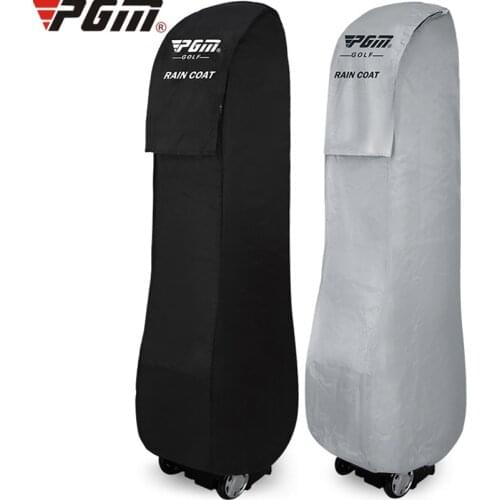 20x38x128cm Waterproof Anti-UV Rain Cover for Golf Sports Bag Dustproof Antistatic Storage Arrange Protective Bag Cover Black