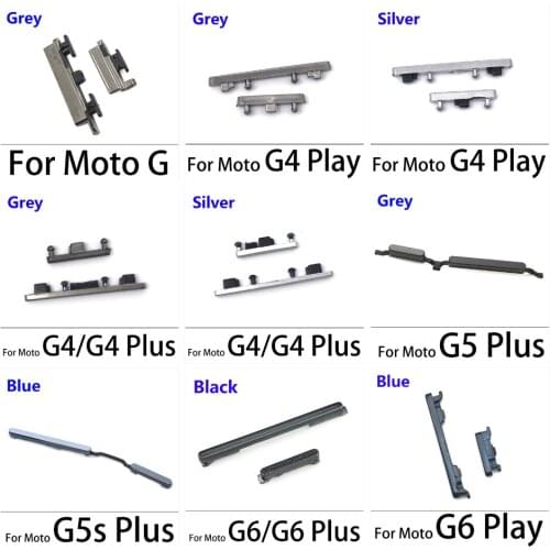 20PCS Power On Off Volume Side Button Flex Cable For Motorola Moto G G4 G6 Play G4 G5 G5S G6 Plus Replacement Parts