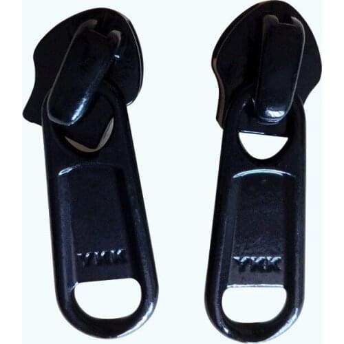 20pcs/lot YKK puller pull slider for nylon RC zipper chain luggage sleeping bag sofa sewing accessories