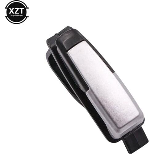 Color random send car sun visor sunglasses fixed clip auto parts ABS car vehicle glasses ticket holder