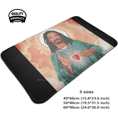 Saint 3D Household Goods Mat Rug Carpet Foot Pad Saint Rap Hip Hop Outkast Snoop Dr Dre Rapper Dogg Snoop Dog Weed Dog Hiphop