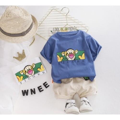 Summer Baby Boy/Girls Clothing Sets Children Toddler Kids Casual Cotton T-Shirt+Shorts 2pc Infant Costume Outfits 1 2 3 4 Years