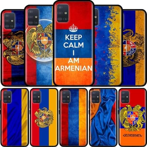 Armenia Armenians Flag Case for Samsung Galaxy A51 M31 A71 A21s A91 A41 A31 A11 Soft Phone Fundas A12 M30s M51 M21 F41 Coque