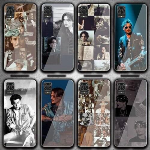 Johnny Depp Soft Cover Phone Case For Redmi 4X 5 5plus 6 6A Note 4 5 6 6pro 7 Xiaomi 6 8se MIX2S Note 3 Tempered Glass