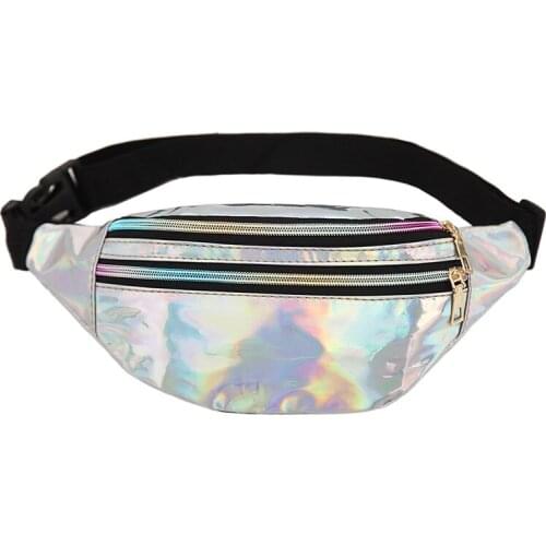Newhotstacy Bag 08032021 Ladies laser waist bag chest bag single shoulder bag outdoor sports waist bag