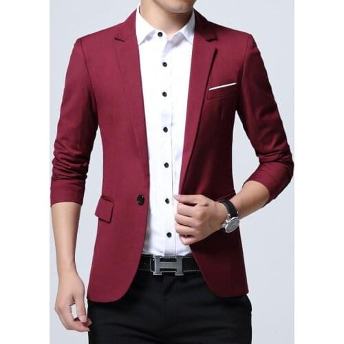 Spring and Autumn New Mens Suit Fashion Brand Slim Small Suit Jacket Business Casual Handsome Single West