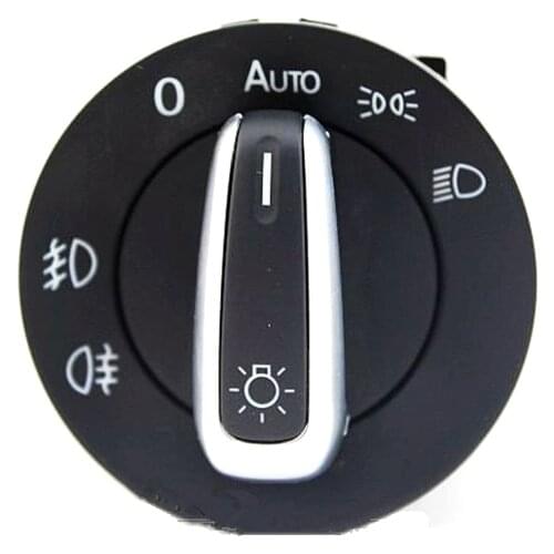 OEM Auto Headlight Switch Brushed Fog Light Switch for VW Jetta Golf 5 MK5 6 MK6 Passat B6 B7 Touran Tiguan 5ND 941 431B