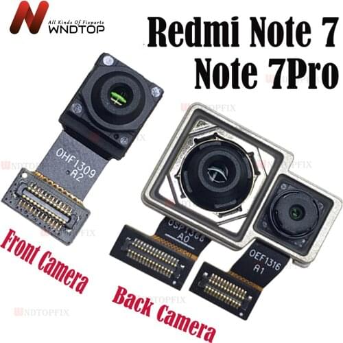 Original For Xiaomi Redmi Note 7 Back Camera Flex Cable Redmi Note 7 Pro Rear Main Camera Note 7 Front Camera Note7 Big Camera