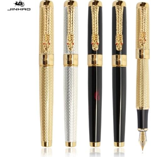 Luxury quality gift pen Jinhao 1200 Oriental Dragon Business office Fountain Pen New