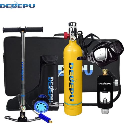 DEDEPU S5000D 1000ml Diving Respirator Freestyle Breathing Equipment Variety of Combinations Bag Suit