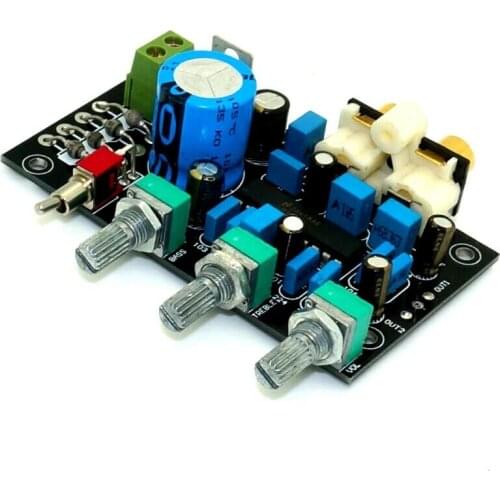 Assembled LM1036 Tone Treble Bass Adjustment Preamplifier Preamp Board