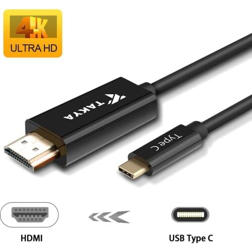 USB C to HDMI-compatible cable adapter 4K 1080P 60HZ Type c to HDMI-compatible 2.0 cable for Macbook Huawei Mate10 Sumsang S8