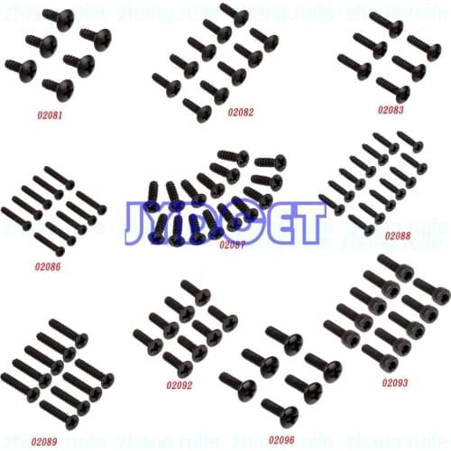Screws 02081 02082 02083 02086 02087 02088 02089 02092 02093 02096 HSP Racing Spare Parts Original Parts For 1/10 RC Car
