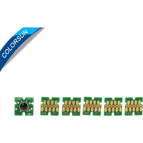 10 set F2000 chips for Epson Surecolor F2000 chips T7251-T725A BK C M Y White, White