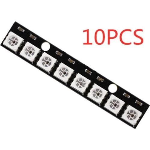 10pcs 8-bit WS2812 5050 RGB LED full color driver lantern development board