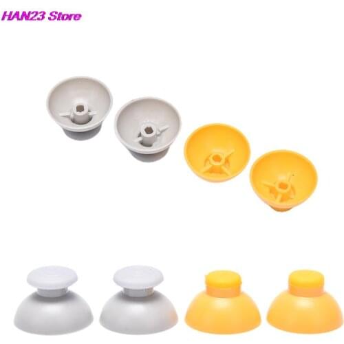 2pcs Replacement Analog Joystick Thumb Stick Silicone Cap for Nintendo for GameCube NGC GC Controller