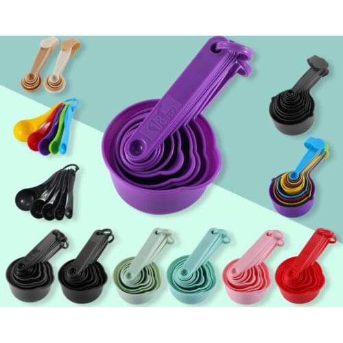 5Pcs/11pcs Multi Purpose Spoons/Cup Measuring Tools PP Baking Accessories /Plastic Handle Kitchen Gadgets