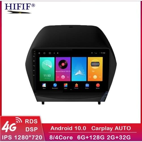 9" Super Slim Touch Screen Android 10 radio GPS Navigation for HYUNDAI Tucson IX35 2009-2014 Stereo Multimedia with Bluetooth