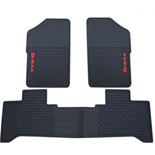 Car Rubber Feet Pads Floor Mat Non-Slip Mats Feet Rugs For Isuzu D-Max 2015 2016 2017 2018 2019 Left Hand Drive