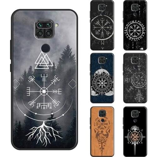 Viking Vegvisir Odin Nordic Case For Xiaomi Redmi Note 10 9 Pro 9S 8T Note 8 Pro Cover For Redmi 9 9T 9A 9C K40 7A 8A