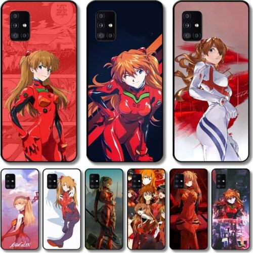 EVA girl Phone Case For Samsung Galaxy A 12 51 52 21 71 72 42 31 10 80 90 S E 5G Black Shell Art Cell Cover