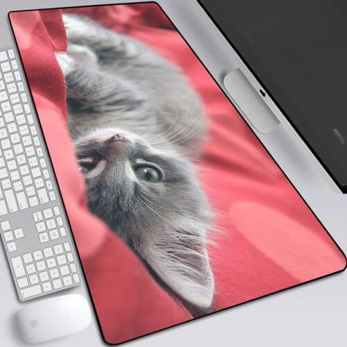 Cute Cat Cartoon Gaming Mouse Pad Large Gaming Mouse Pad Laptop Non-slip Mouse Pad Quality Mouse Pad Office Decoration Desk Mat