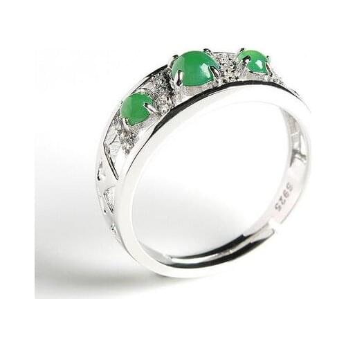 Rings for women Jewelry Rings for Women Real jade 925 silver Ring ABP0862 First shipping Rings