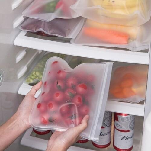 Kitchen Food Sealed Storage Bag Food Preservation Bag Refrigerator Storage Fresh-keeping Clear Bag Multi-Function Cooking Bag