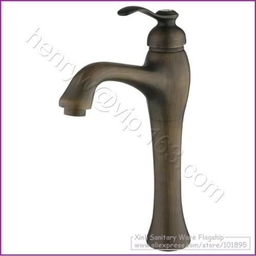 L16515 - Luxury Deck Mounted Bronze Color Brass Lavabo Faucet