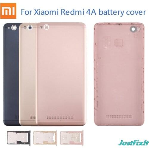 Original Case For Rear Door Back Housing Case For Xiaomi Redmi 4A Back Battery Cover Replacement